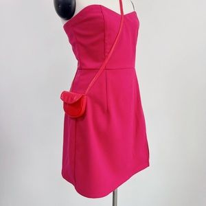 Fashion Brand Company hot pink Sweetheart tiny purse Dress